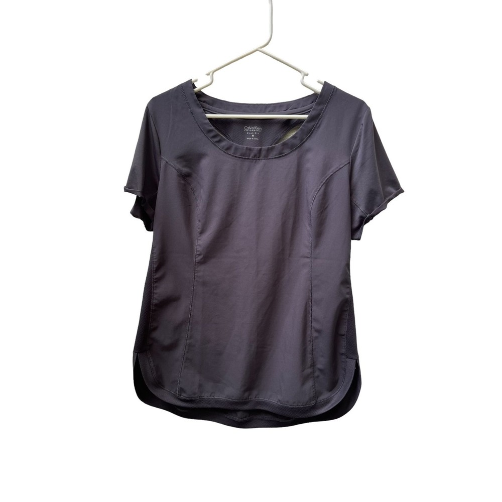Calvin Klein Grey quick dry‎ performance top size Medium